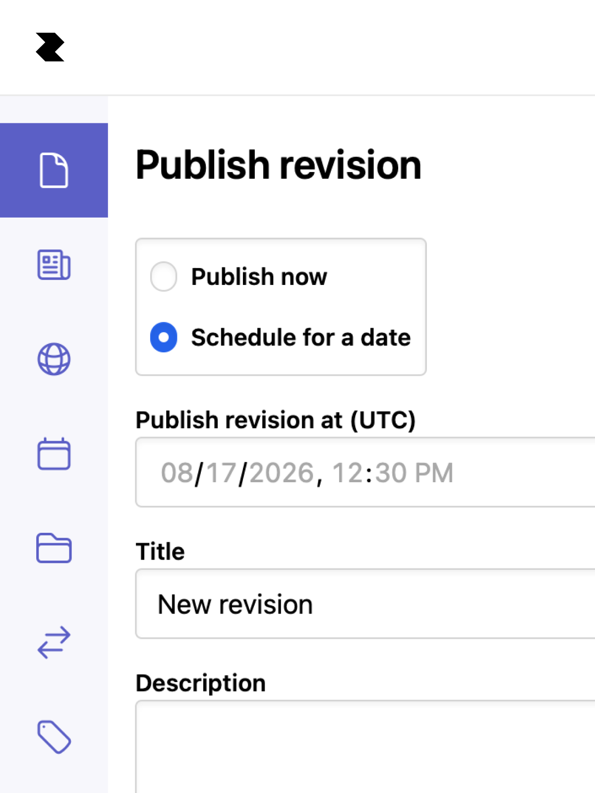 Editorial workflow showing content review and approval stages
